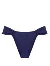 Lenny Niemeyer Draped Bikini Bottoms In Blue