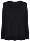 Lenny Niemeyer Drop-shoulder Long-sleeved T-shirt In Black