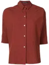 Lenny Niemeyer Drop-shoulder Shirt In Brown
