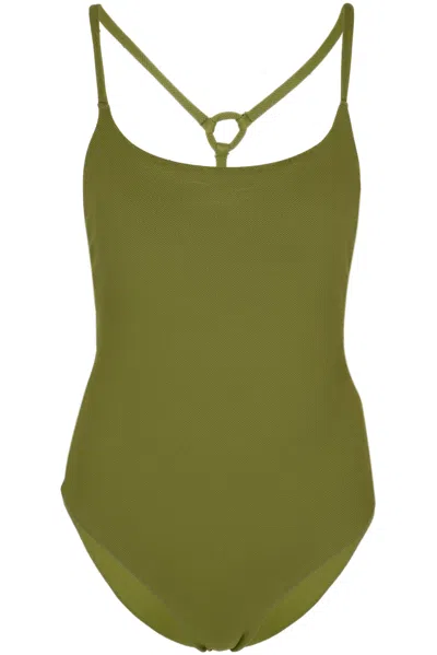 Lenny Niemeyer Fabric Detailed One Piece Moss In Green