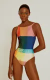 Lenny Niemeyer Geometric One Piece Bambere In Multi