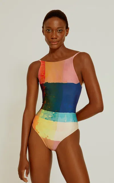 Lenny Niemeyer Geometric One Piece Bambere In Multi