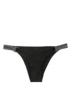 Lenny Niemeyer Graphic-print Bikini Bottoms In Black