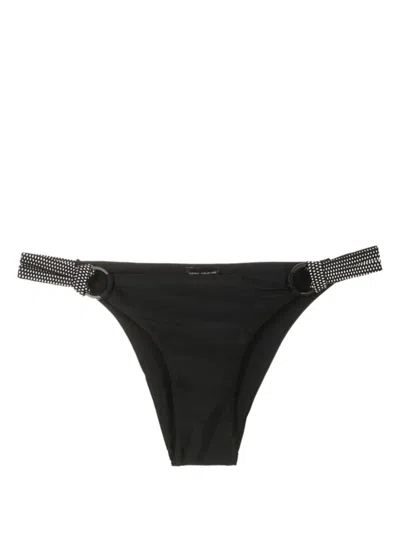 Lenny Niemeyer Graphic-print Bikini Bottoms In Black