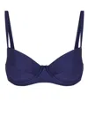 Lenny Niemeyer Half-cup Bikini Top In Blue