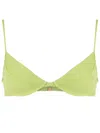 Lenny Niemeyer Half-cup Bikini Top In Green