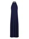 Lenny Niemeyer Halter-neck Maxi Dress In Blue