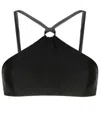 Lenny Niemeyer Halterneck Bikini Top In Black