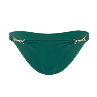 Lenny Niemeyer Hardware Embellished Bikini Bottom Green