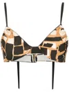 Lenny Niemeyer Herta Vivo Platz Bikini Top In Neutrals