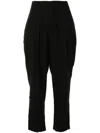 Lenny Niemeyer High-waisted Cigarette Trousers In Black
