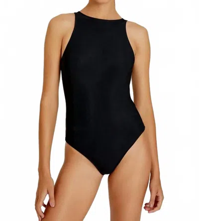 Lenny Niemeyer High-waisted Swimsuit With Eyelet Detail In Black