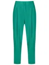 Lenny Niemeyer High-waisted Tapered Trousers In Green