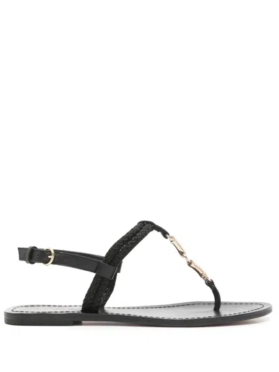 Lenny Niemeyer Horsebit-detail Leather Sandals In Black
