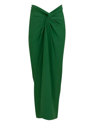 Lenny Niemeyer Knot Sarong In Green