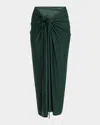 Lenny Niemeyer Knot Touch Sarong Coverup In Green