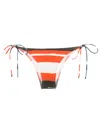 Lenny Niemeyer Kyoto-print Bikini Bottoms In Orange