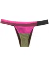 Lenny Niemeyer Lenny Rothko-print Bikini Bottoms In Pink