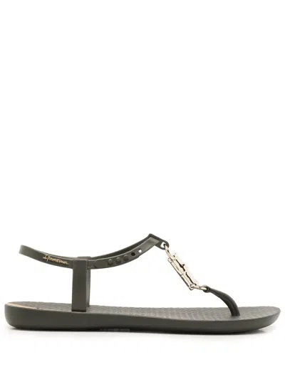 Lenny Niemeyer Sandalen Mit Logo-schild In Green