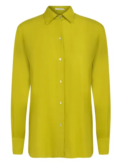 Lenny Niemeyer Long-sleeve Button-down Shirt In Yellow