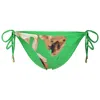 Lenny Niemeyer Long Tie Side Bikini Bottom Iris In Green