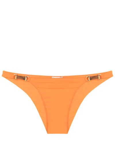 Lenny Niemeyer Low-rise Bikini Briefs In Orange