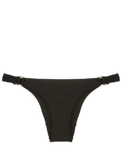 Lenny Niemeyer Macrame Bikini Bottoms In Black