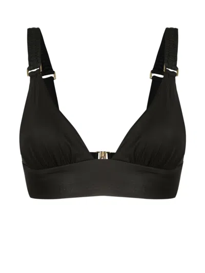 Lenny Niemeyer Macrame Bikini Top In Black