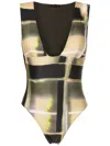 Lenny Niemeyer Maio Abstract-print One-piece In Multicolour