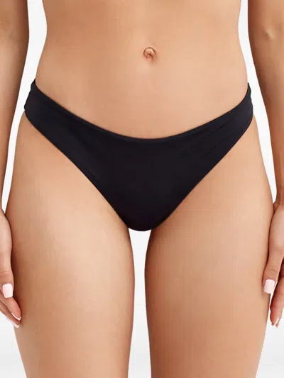 Lenny Niemeyer Medium-rise Bikini Bottoms In Black