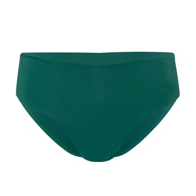 Lenny Niemeyer Midi High Waist Bikini Bottom Green