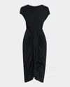 Lenny Niemeyer Modal Midi Dress Coverup In Black