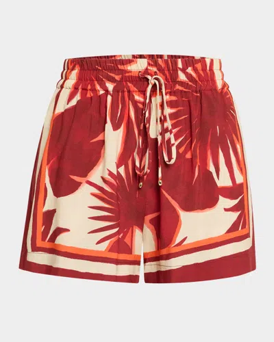 Lenny Niemeyer Palm Drawstring Shorts