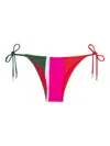 Lenny Niemeyer Panelled-print Tie-side Bikini Bottoms In Multi