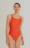 Lenny Niemeyer Racerback One Piece Mars In Orange