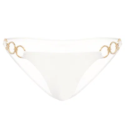 Lenny Niemeyer Rings Detail A Bikini Bottom Off White