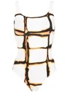 Lenny Niemeyer Rust Swimsuit In Neutrals