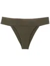 Lenny Niemeyer Shimmery Low-rise Bikini Bottoms In Green