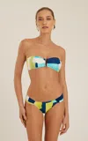 Lenny Niemeyer Side Ruched A Bikini Bottom Bleue