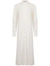 Lenny Niemeyer Side-slit Shirt Dress In Neutrals