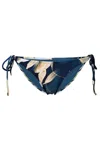 Lenny Niemeyer Side Tie Bikini Bottom Aurita In Blue