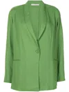 Lenny Niemeyer Single-breasted Shawl-lapels Blazer In Green