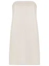Lenny Niemeyer Strapless Linen Minidress In Neutrals