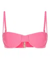 Lenny Niemeyer Sweetheart-neck Clasp-fastening Bikini Top In Pink