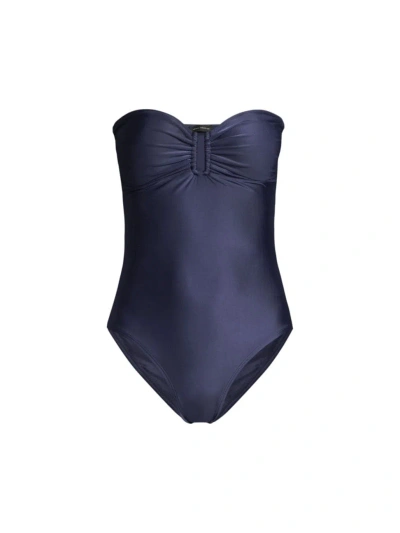 Lenny Niemeyer Swim Women's Bandeau One-piece Swimsuit In Tide