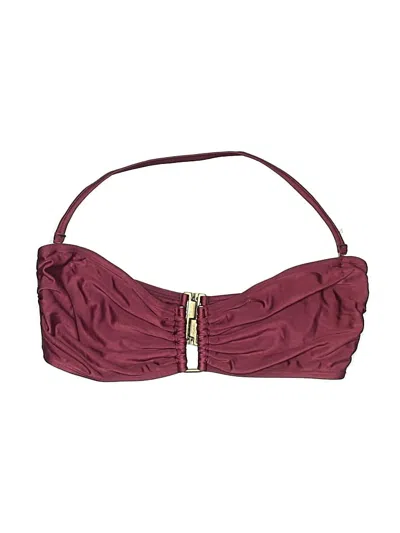 Pre-owned Lenny Niemeyer Swimsuit Top Burgundy Swimwear