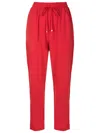 Lenny Niemeyer Tapered-leg Trousers In Red