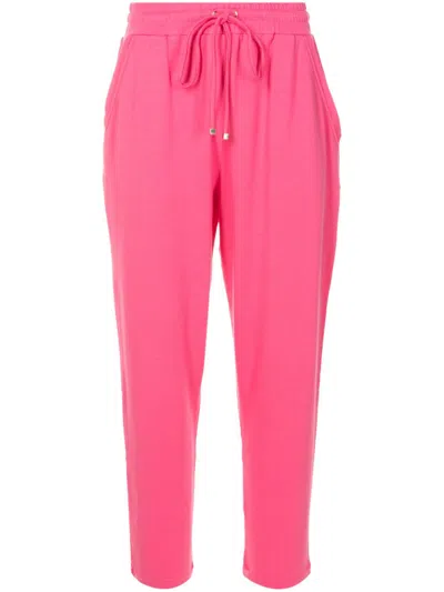 Lenny Niemeyer Tapered Stretch-jersey Track Pants In Pink