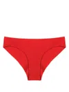Lenny Niemeyer Textured Bikini Bottoms In Red