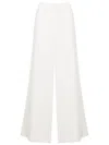 Lenny Niemeyer Textured Tailored Wide-leg Trousers In White